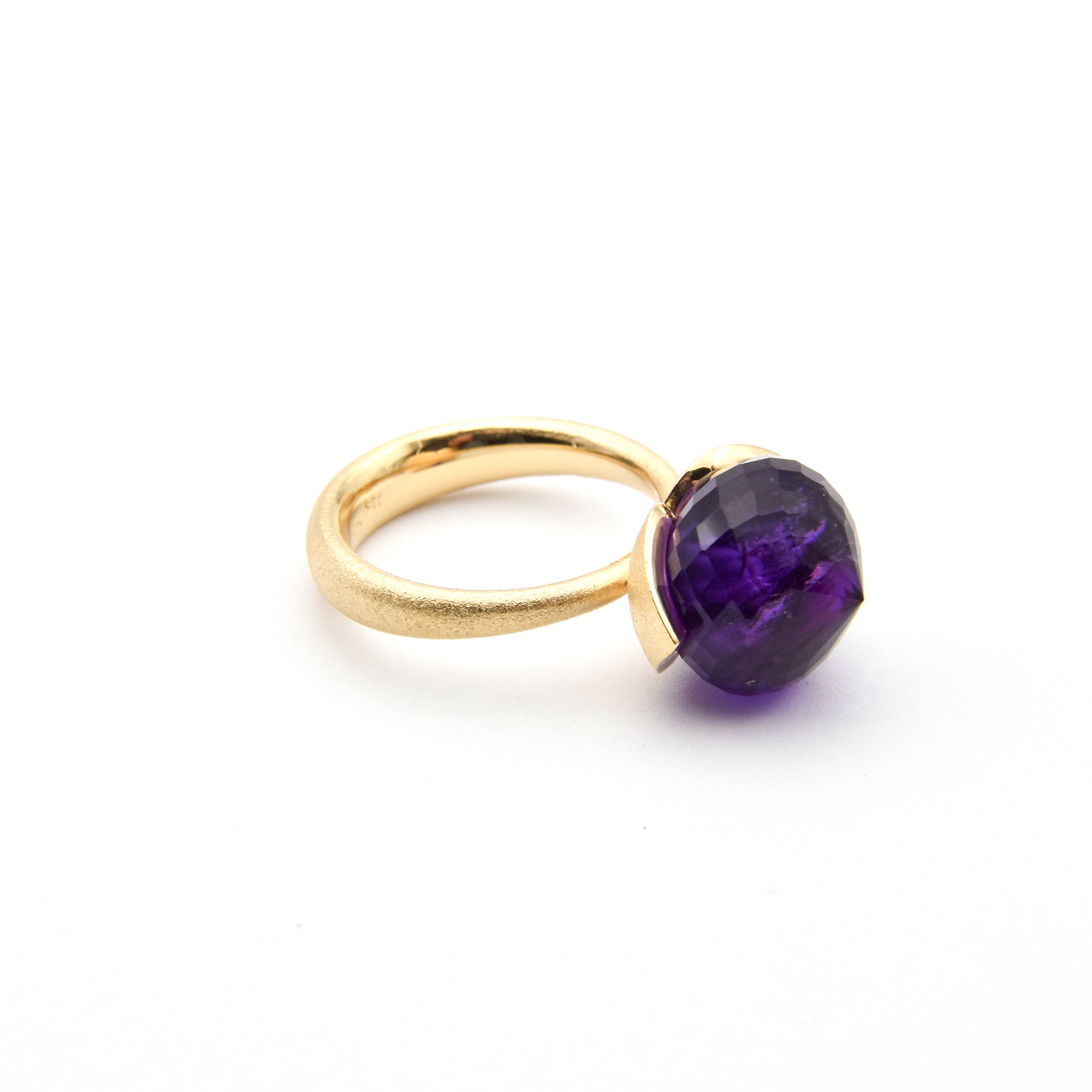 Anello Dolce "grande" con ametista 925/-