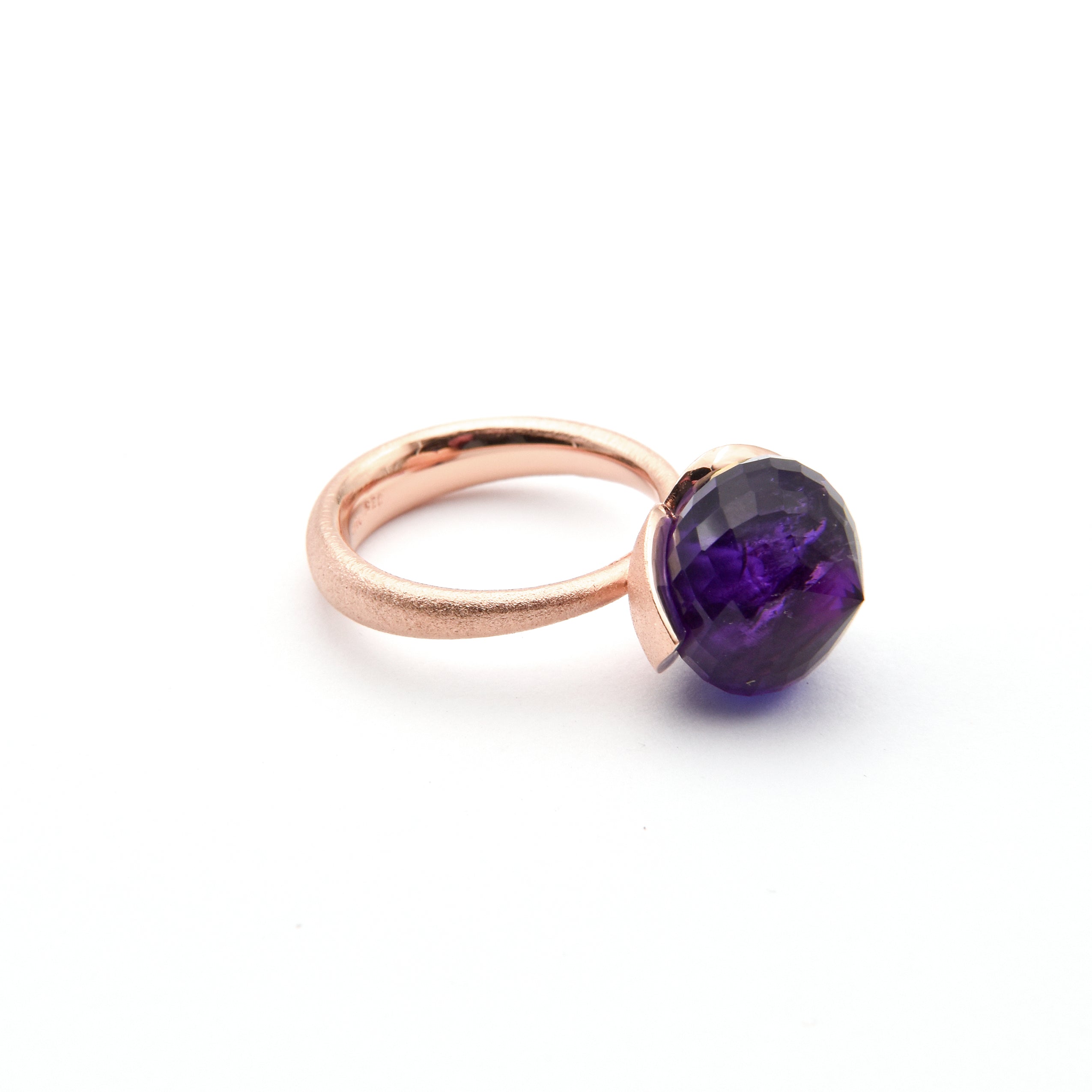 Anello Dolce "grande" con ametista 925/-