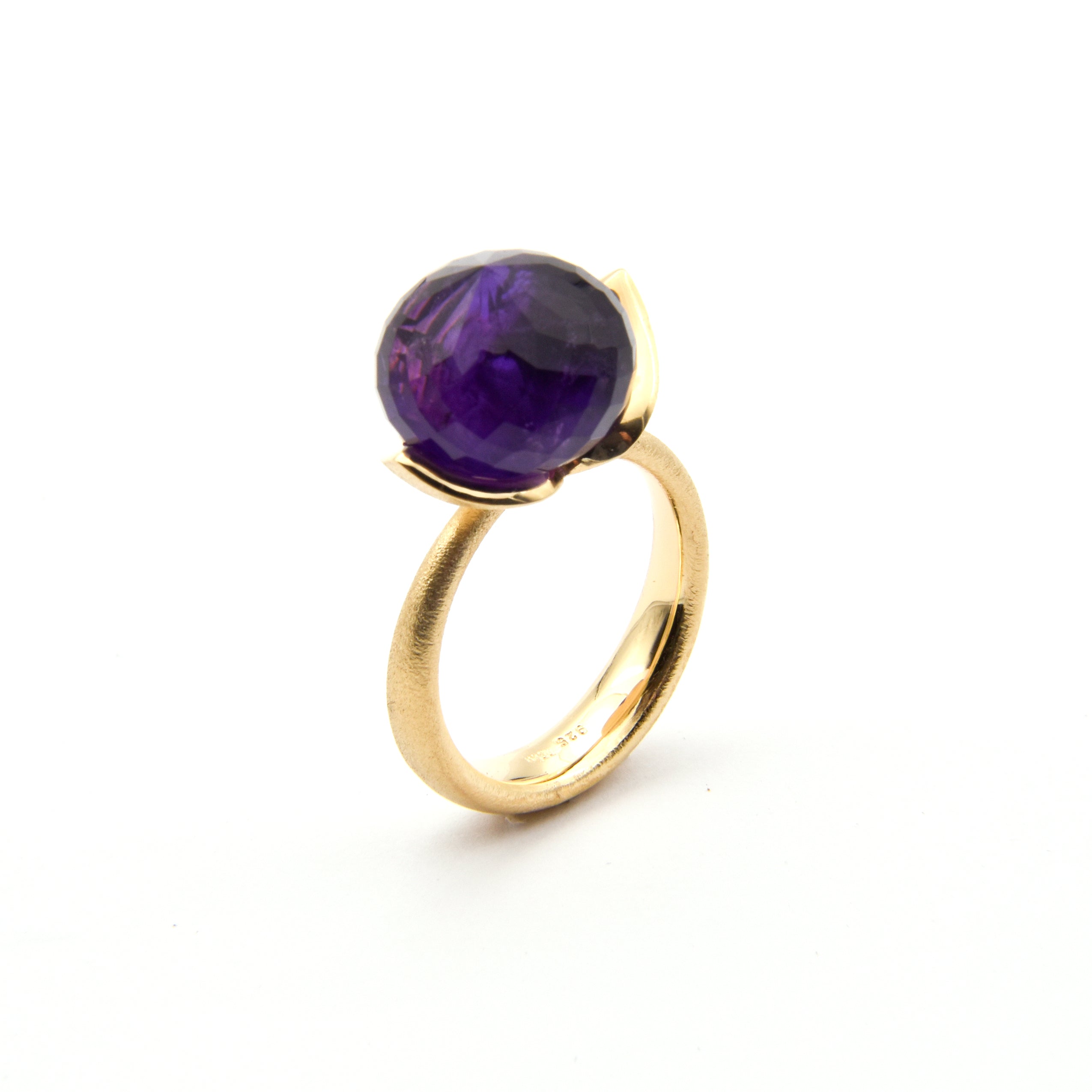 Dolce ring "big" with amethyst 925/-