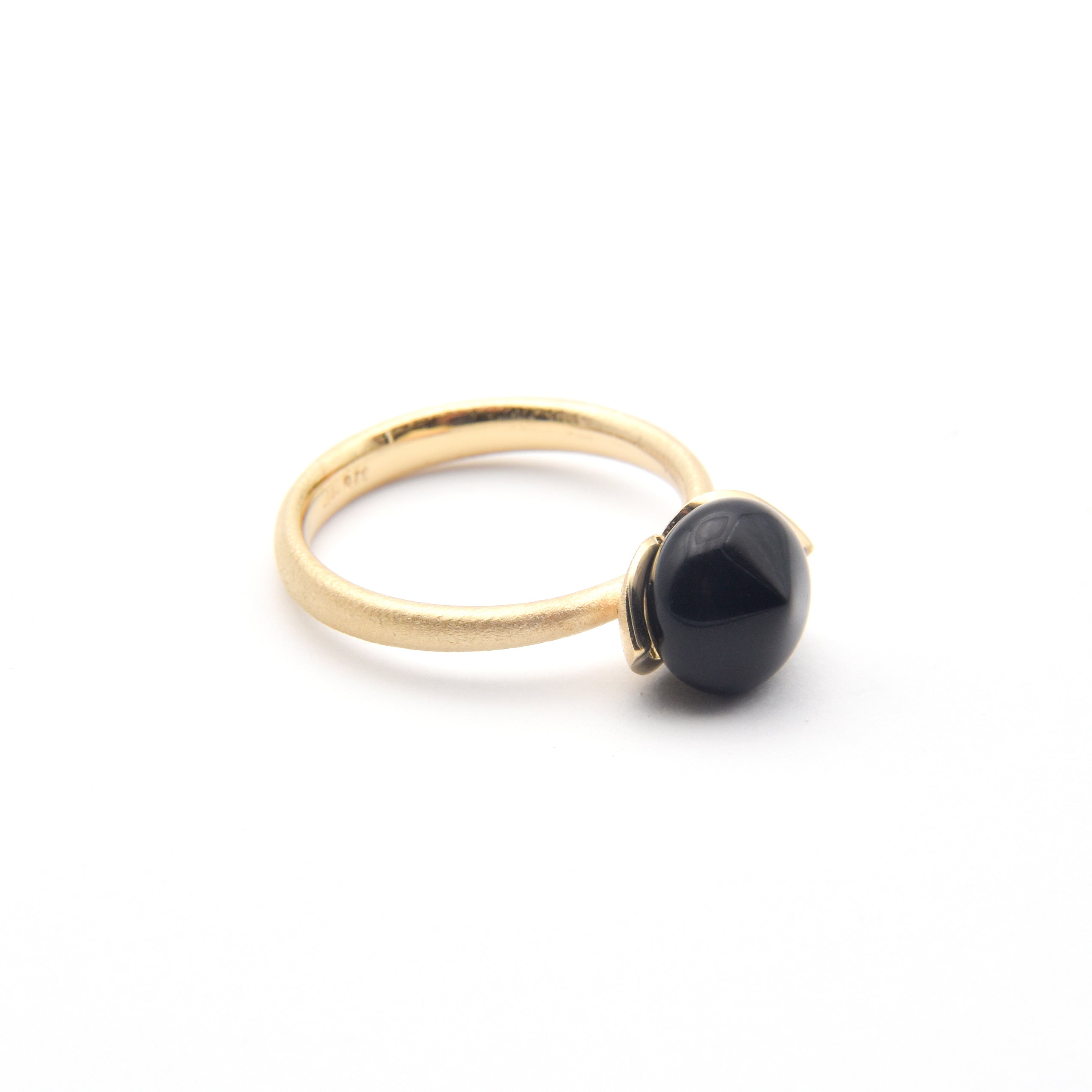 Dolce ring "smal" med onix 925/-