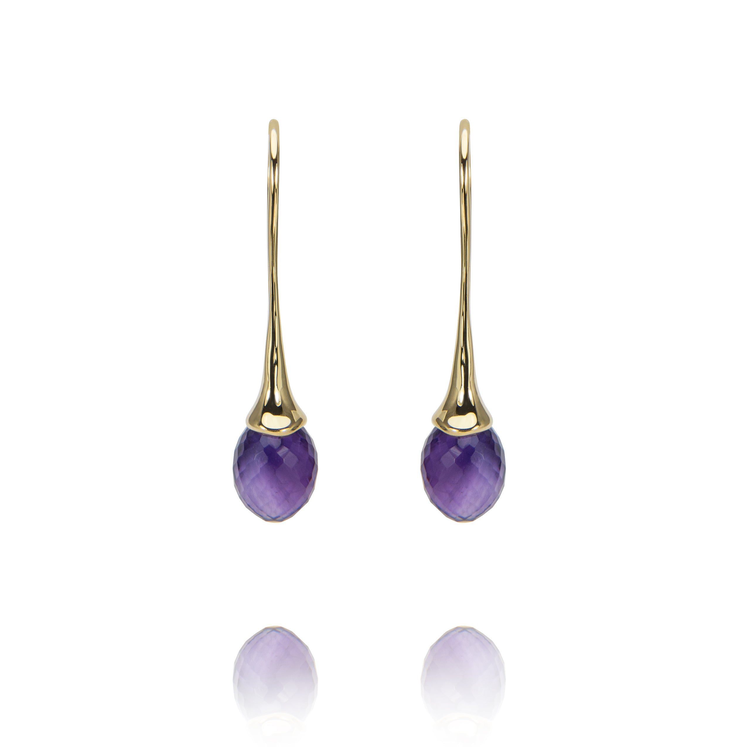 Olivia earrings "Amethyst" 925/-