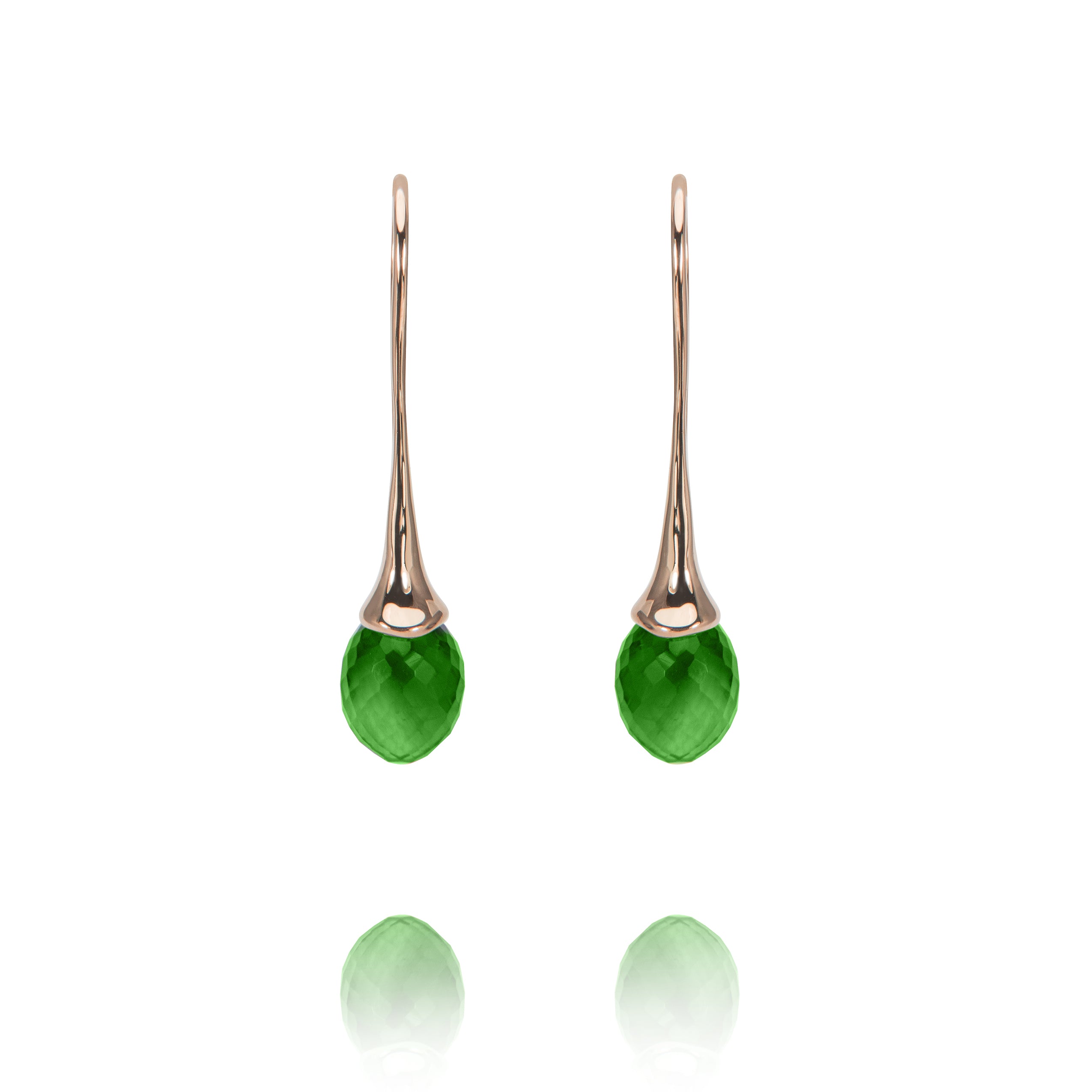Olivia Boucles d'oreilles "Agate" 925/-