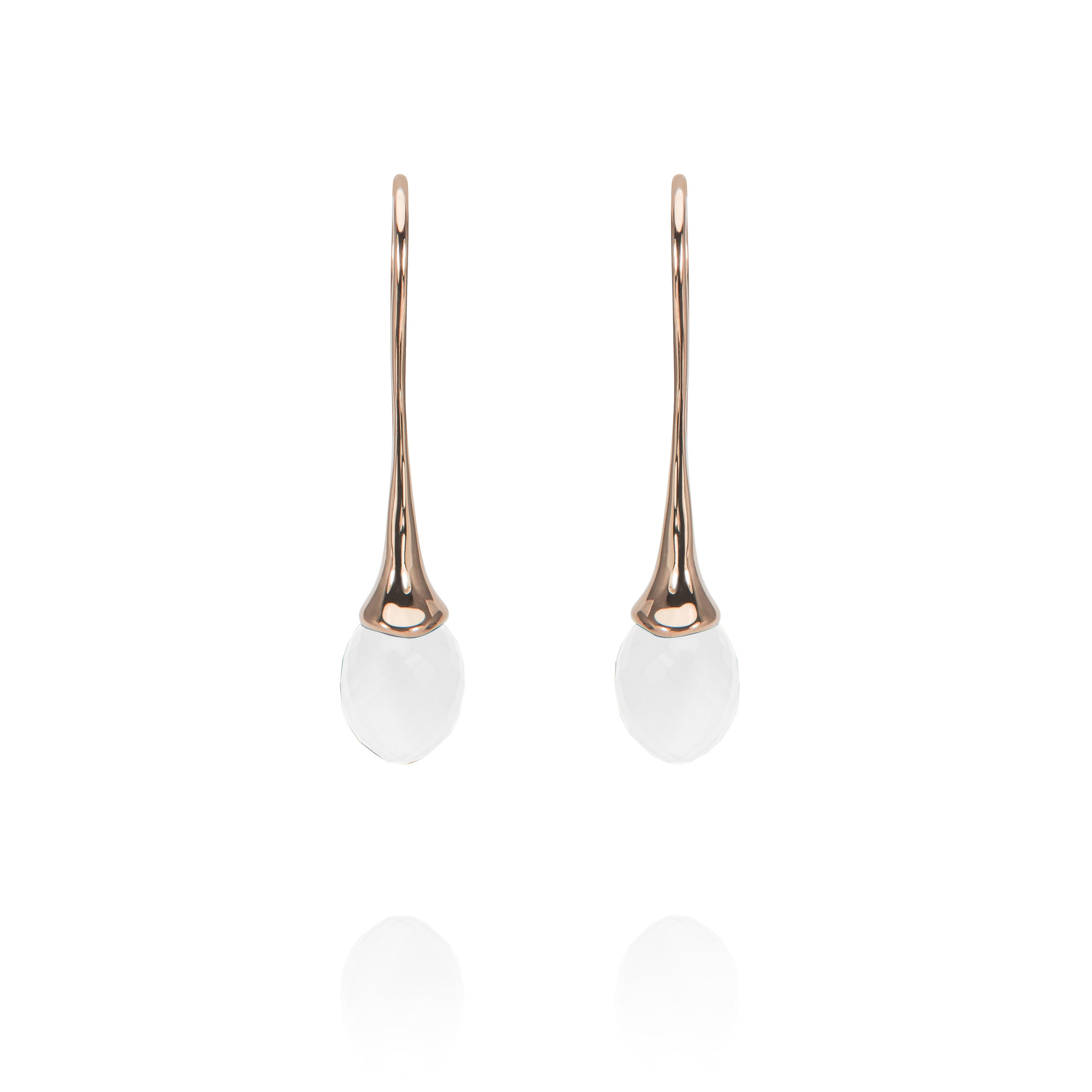Olivia earrings "rock crystal" 925/-