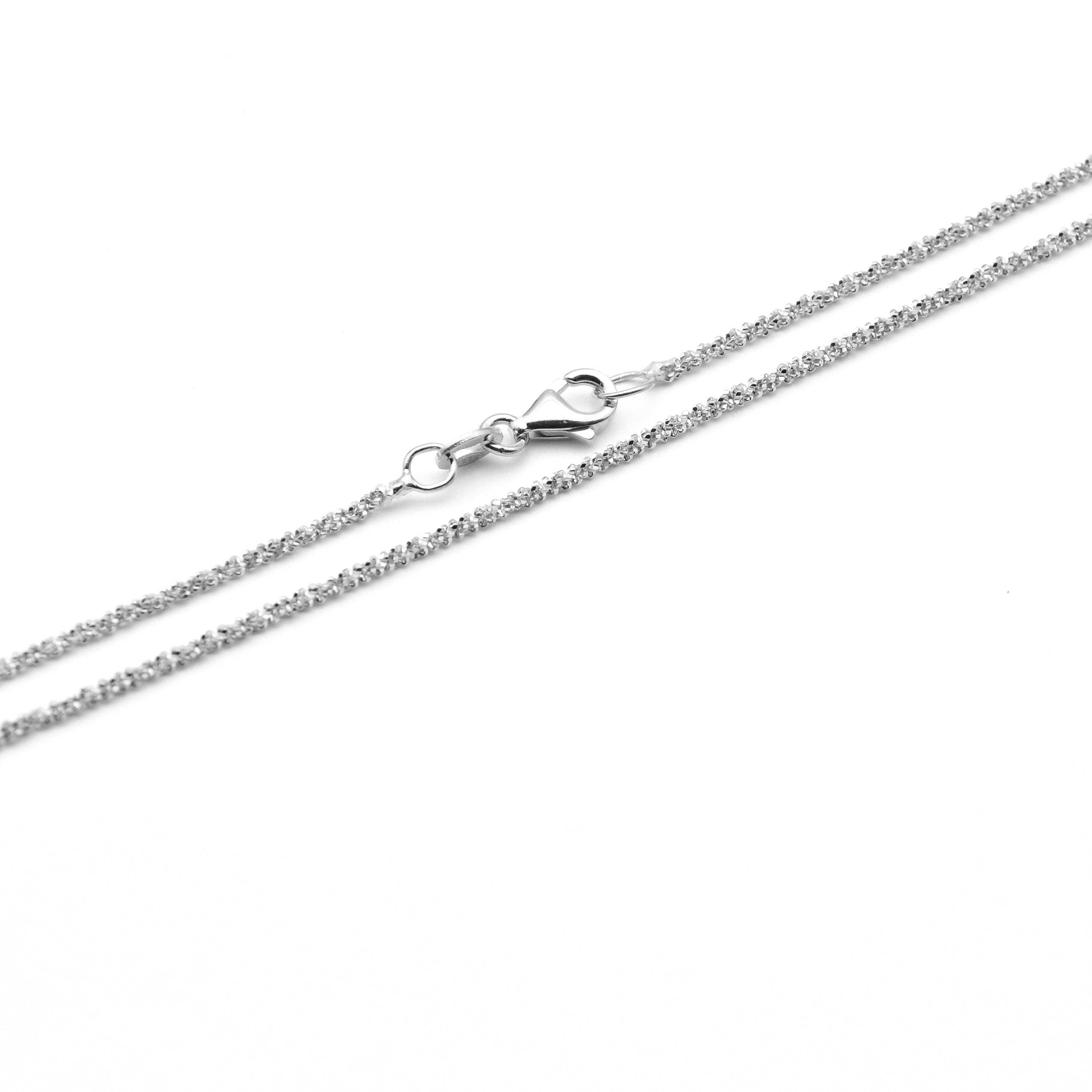 Disco ketting 1,4mm sterling zilver 925/-