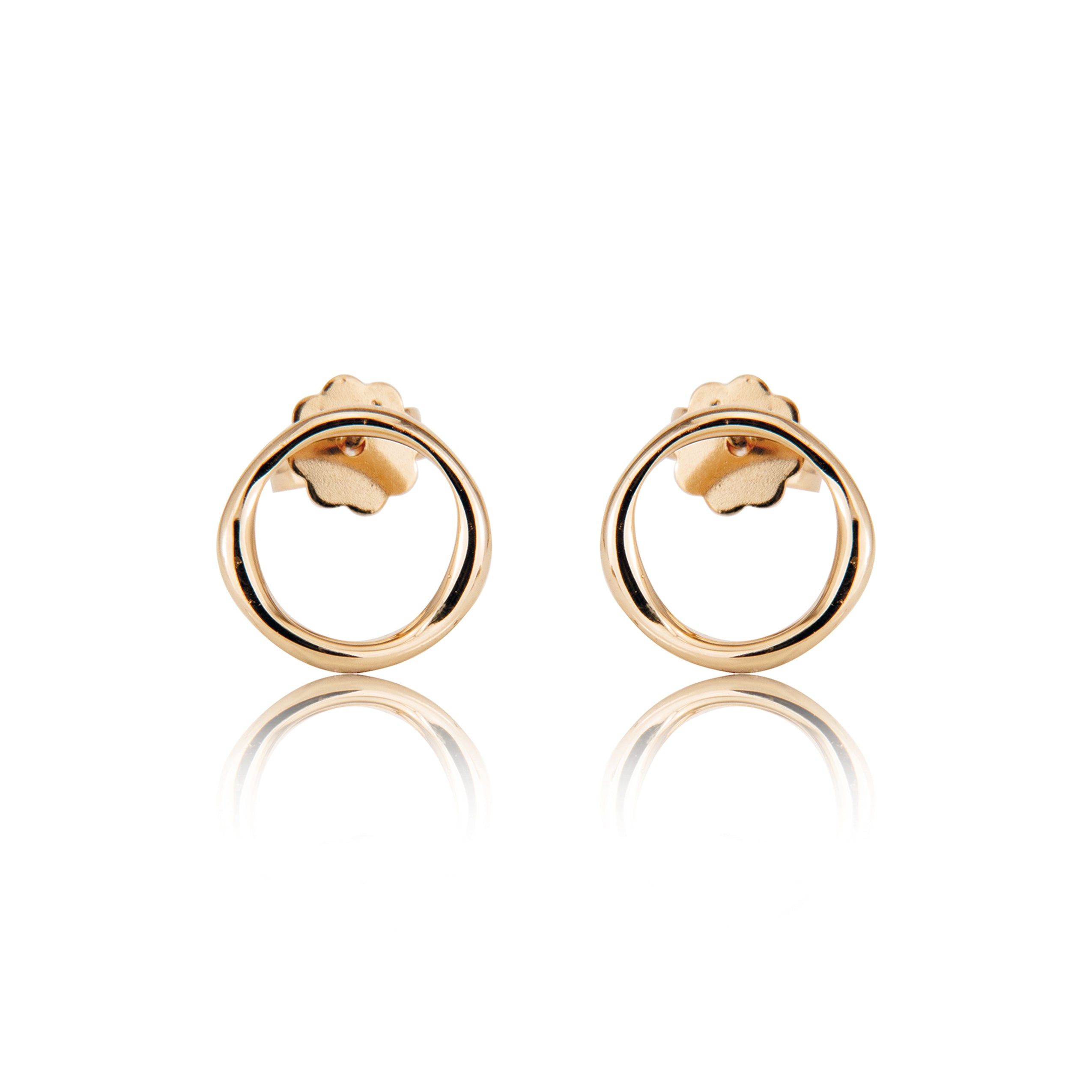 Closed circle earrings deals
