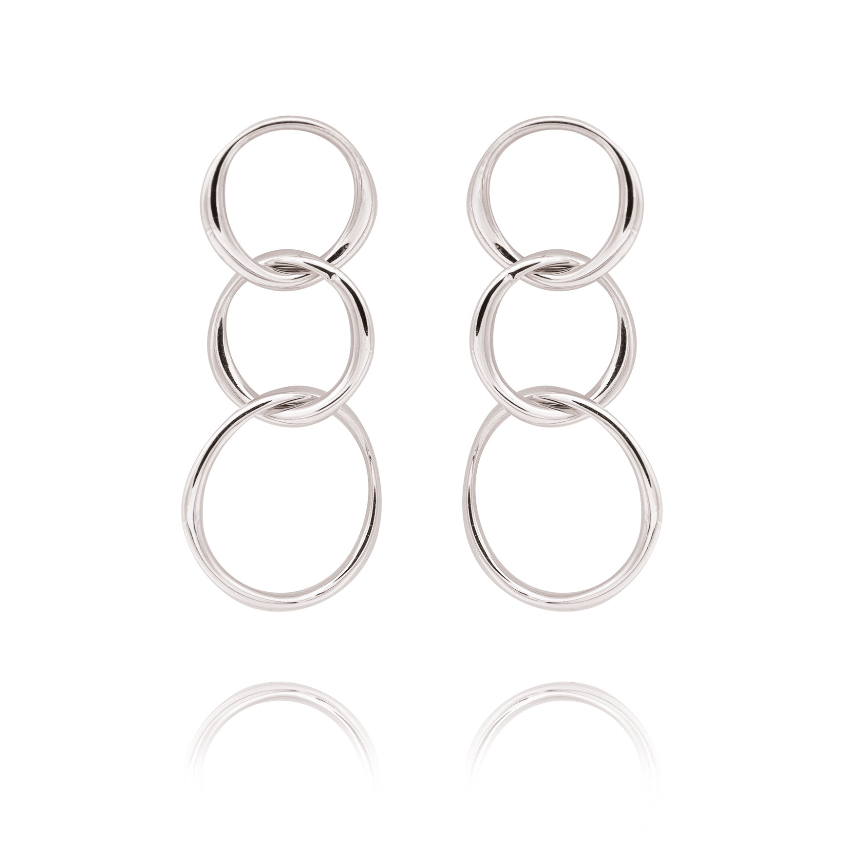 Closed Boucle d'oreille "thin 3" 925/-