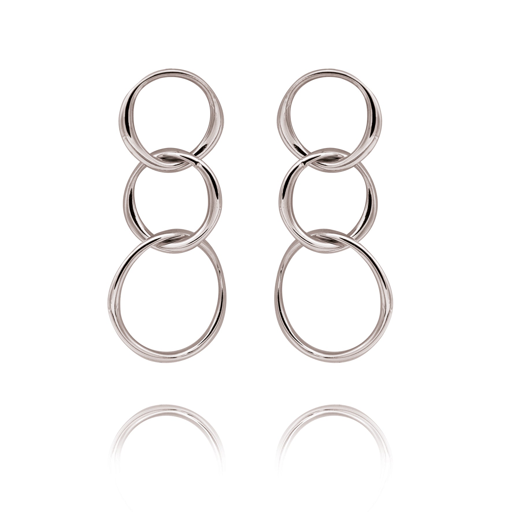 Closed Boucle d'oreille "thin 3" 925/-